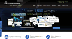 Desktop Screenshot of dcwebdesigners.com